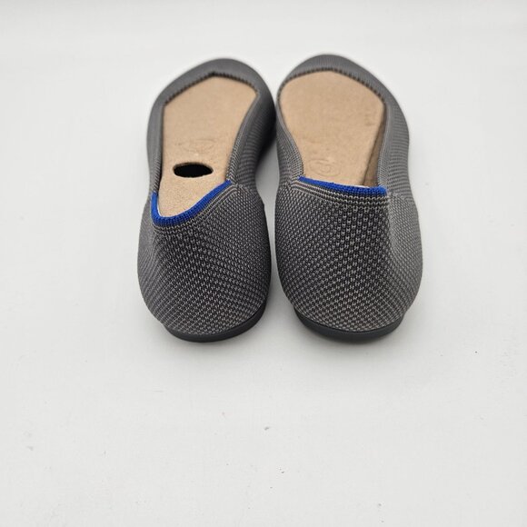 Rothys The Flat Pebble Gray Round Toe Slip On Flats Womens Sz 9 NEW - Picture 2 of 6